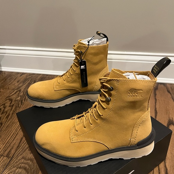 NWT Sorel Hi-Line lace combat boots size 8 - Picture 6 of 14